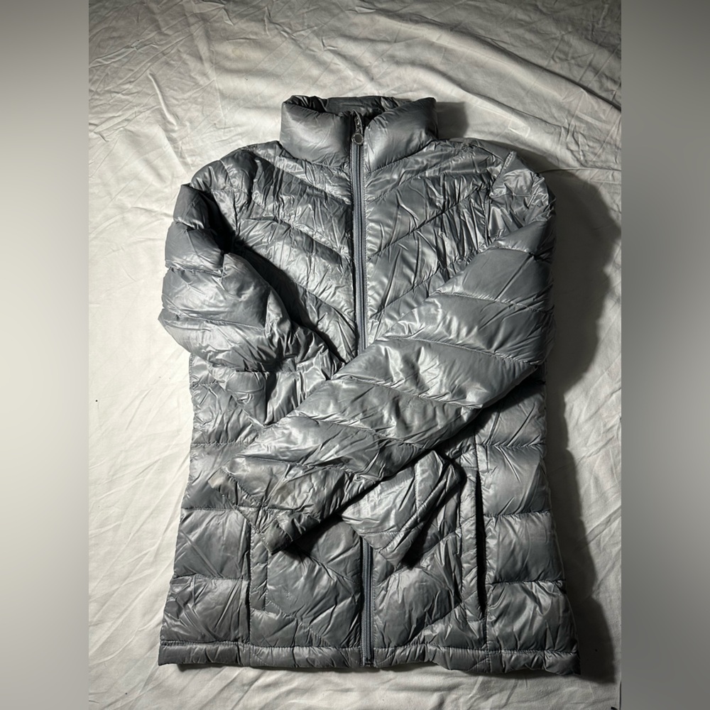 Women's Gray Puffer Jacket - Picture 1 of 2